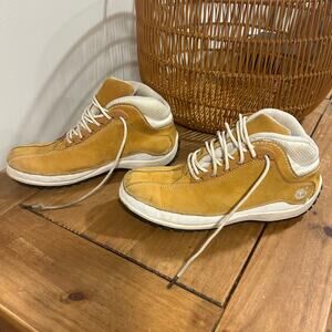 Timberland Ankle Boots Leather Lace Up 86994 Women's Size 7M Hike Comfort